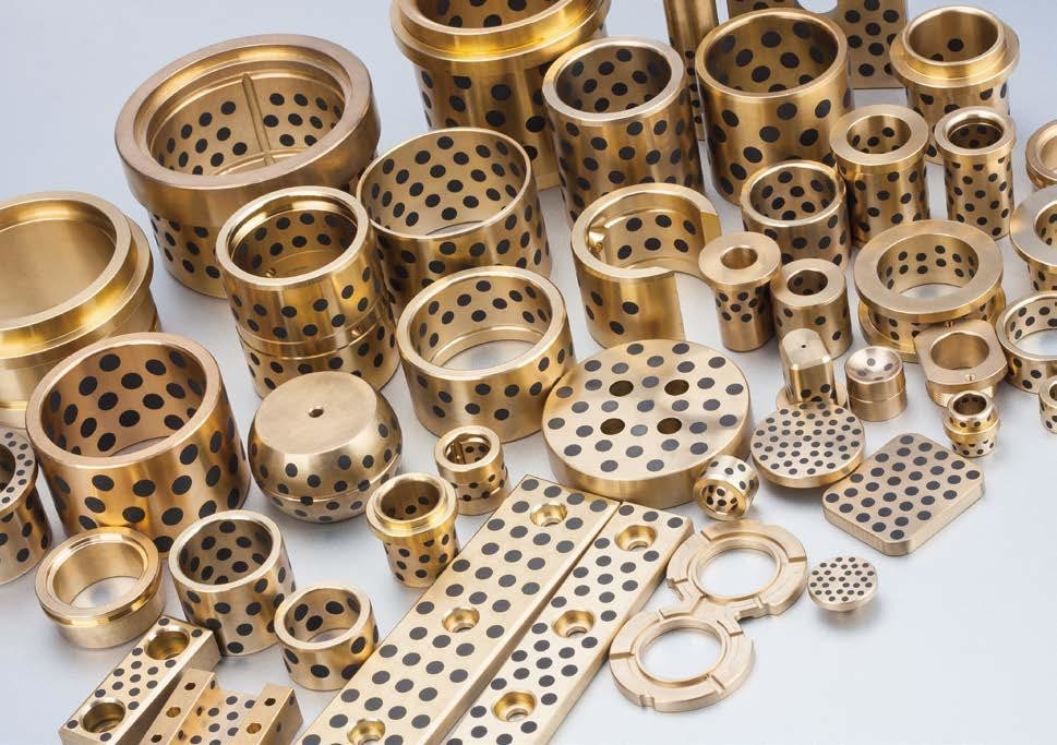 Solid Bronze C90300 Self Lubricating Bearing Casting Tin Bronze