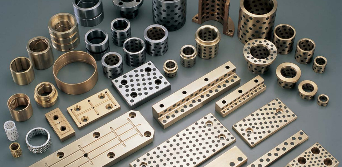 Graphite Plugged Solid Lubricant Bearings Extremely High Load Capacity