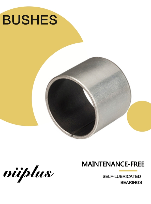 ROHS Straight & Steel PTFE Sleeve Bushings Flange Bearing Lead Free Washer LBM Tolerance