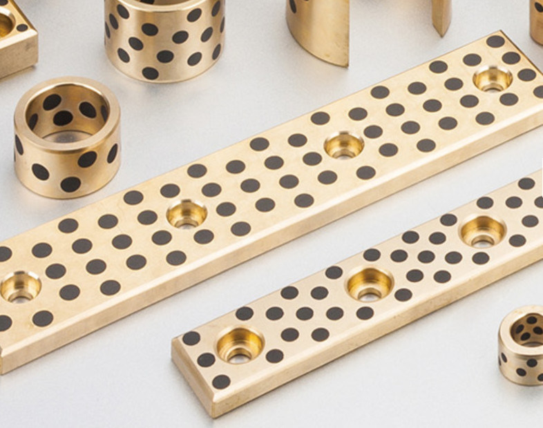 Graphite Plugged Solid Lubricant Bearings Extremely High Load Capacity