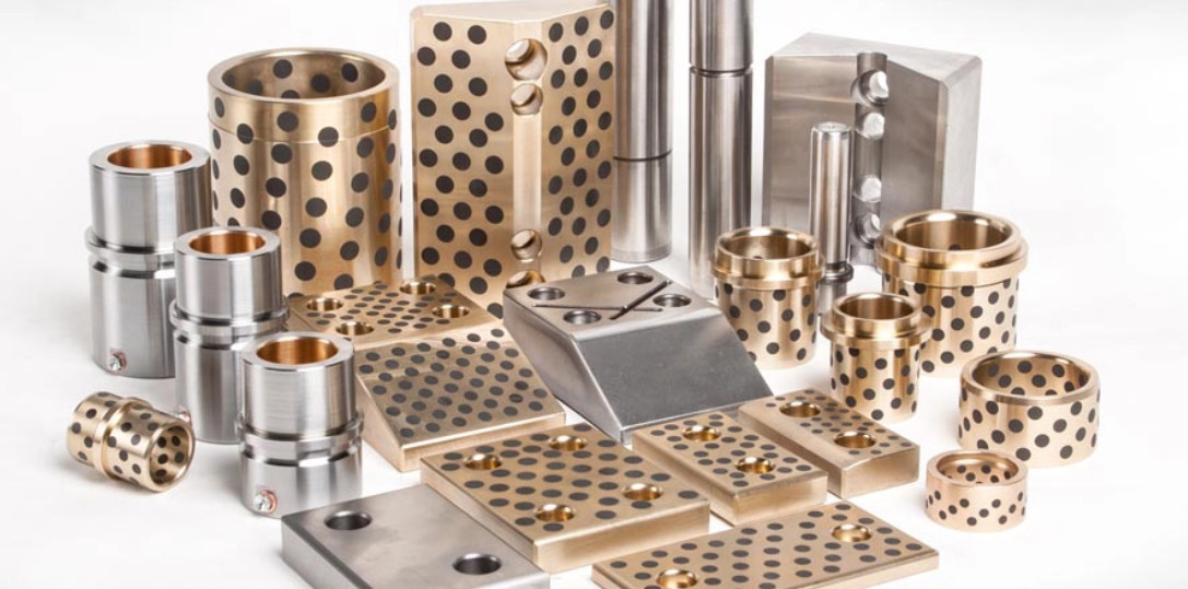 High Load Plug Graphite Oilless Bushing Solid Bronze Plate C86300 VSB50P