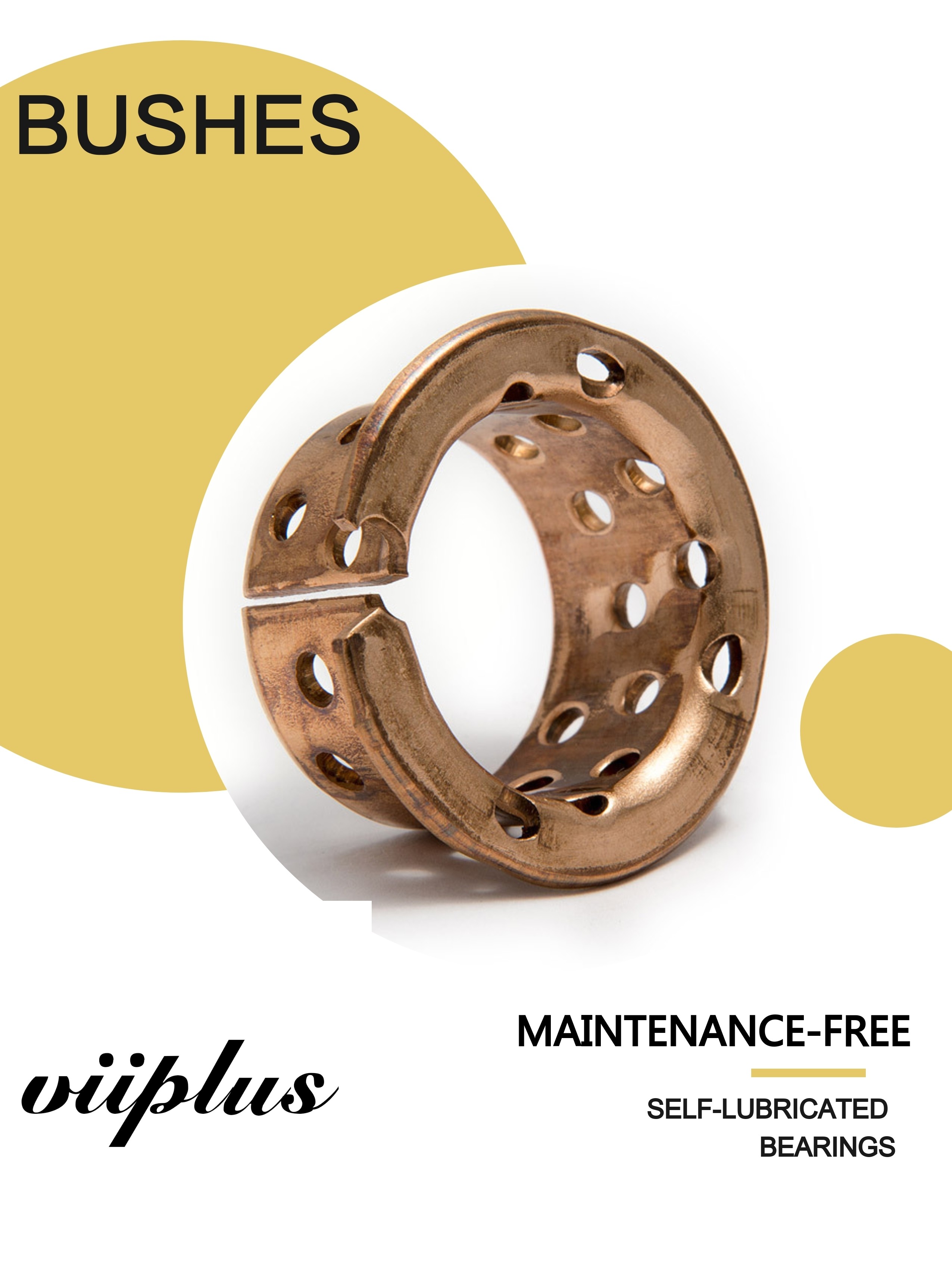 Oilless Self Lubricating Plain Bearing Bronze Sleeve Bearings 090 & 092