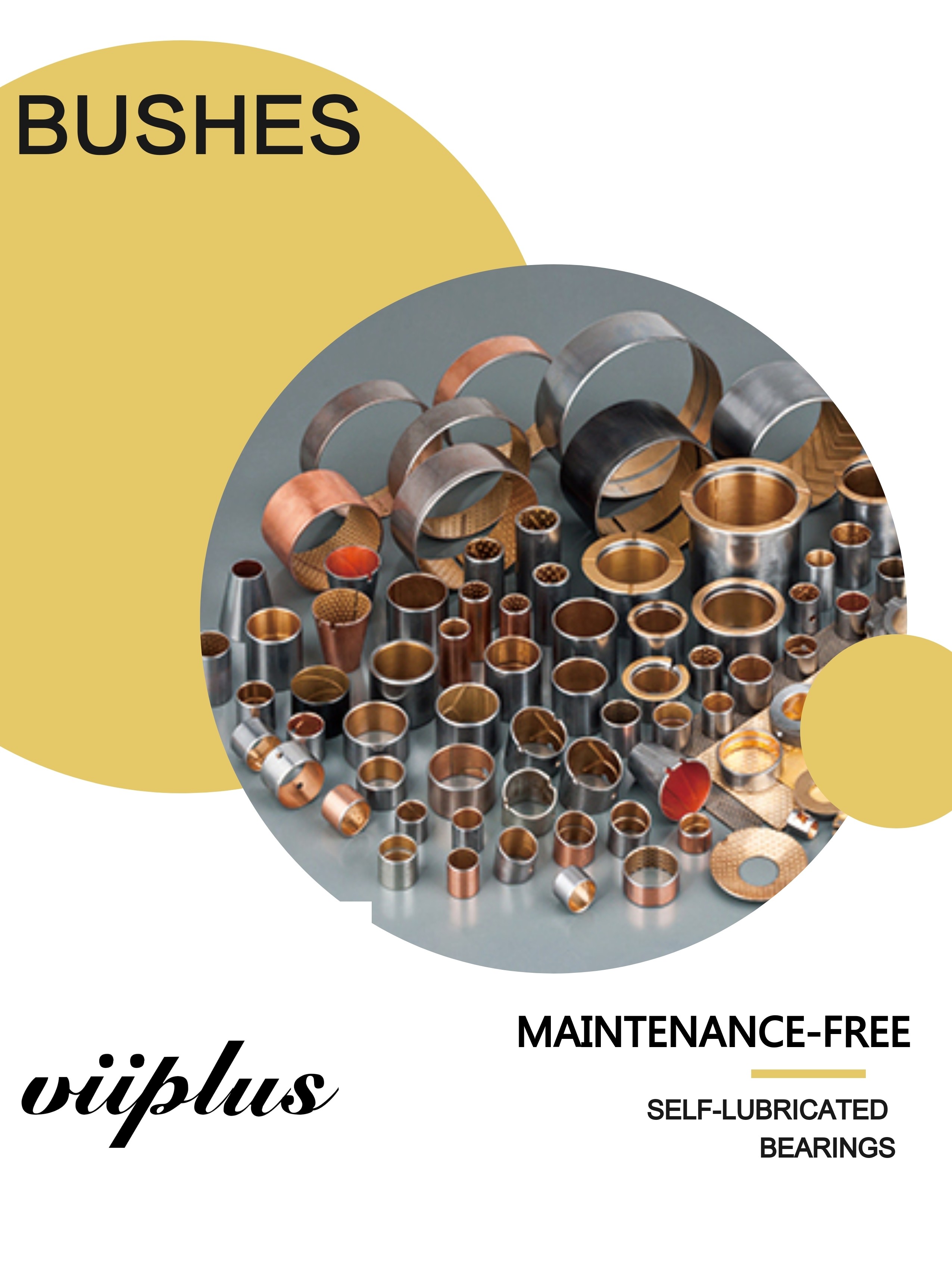 Maintenance Free Self Lubricating Plain Bearing Composite Sliding