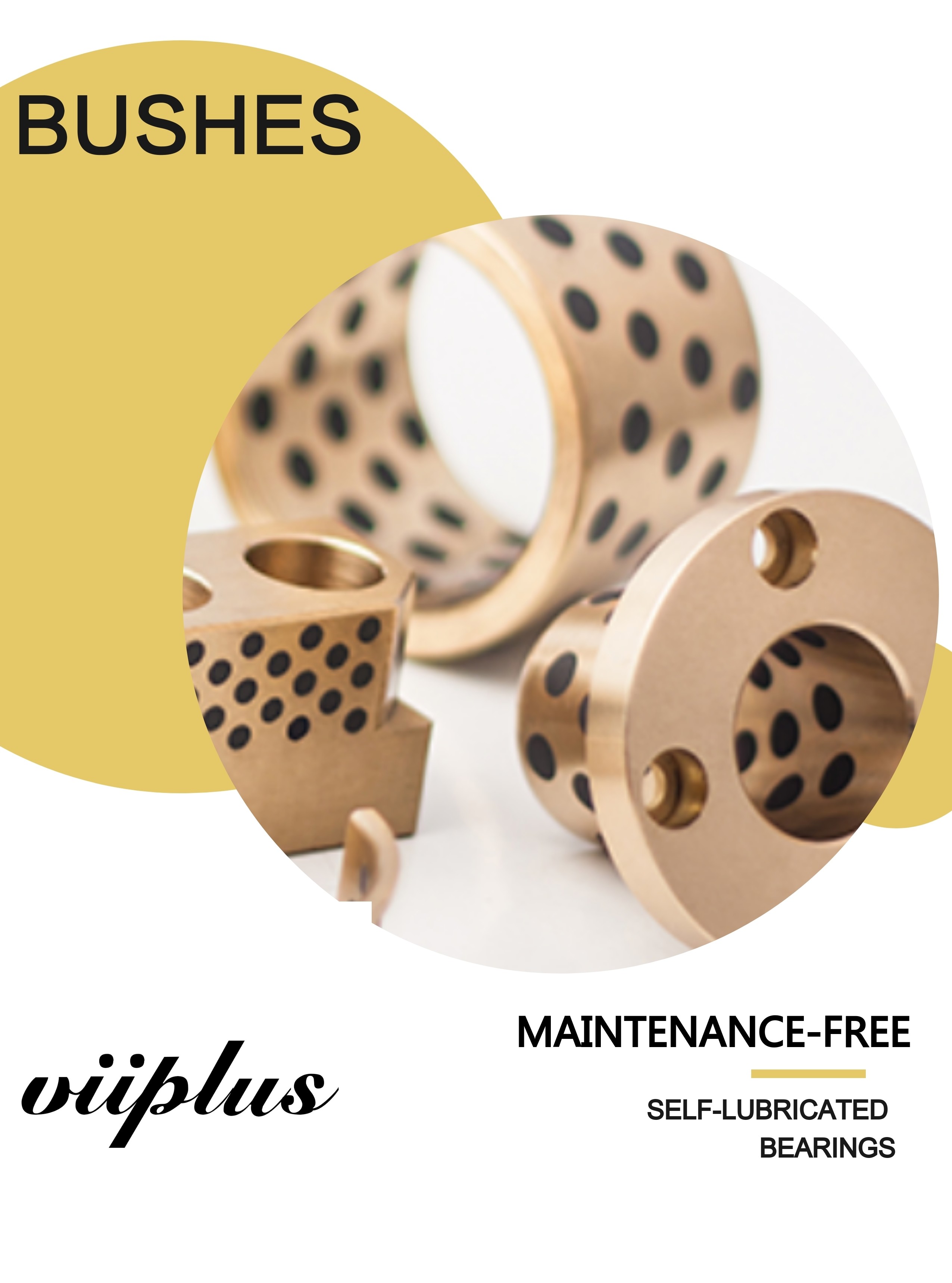 Graphite Impregnated Bronze Bushing Oilless Bushes