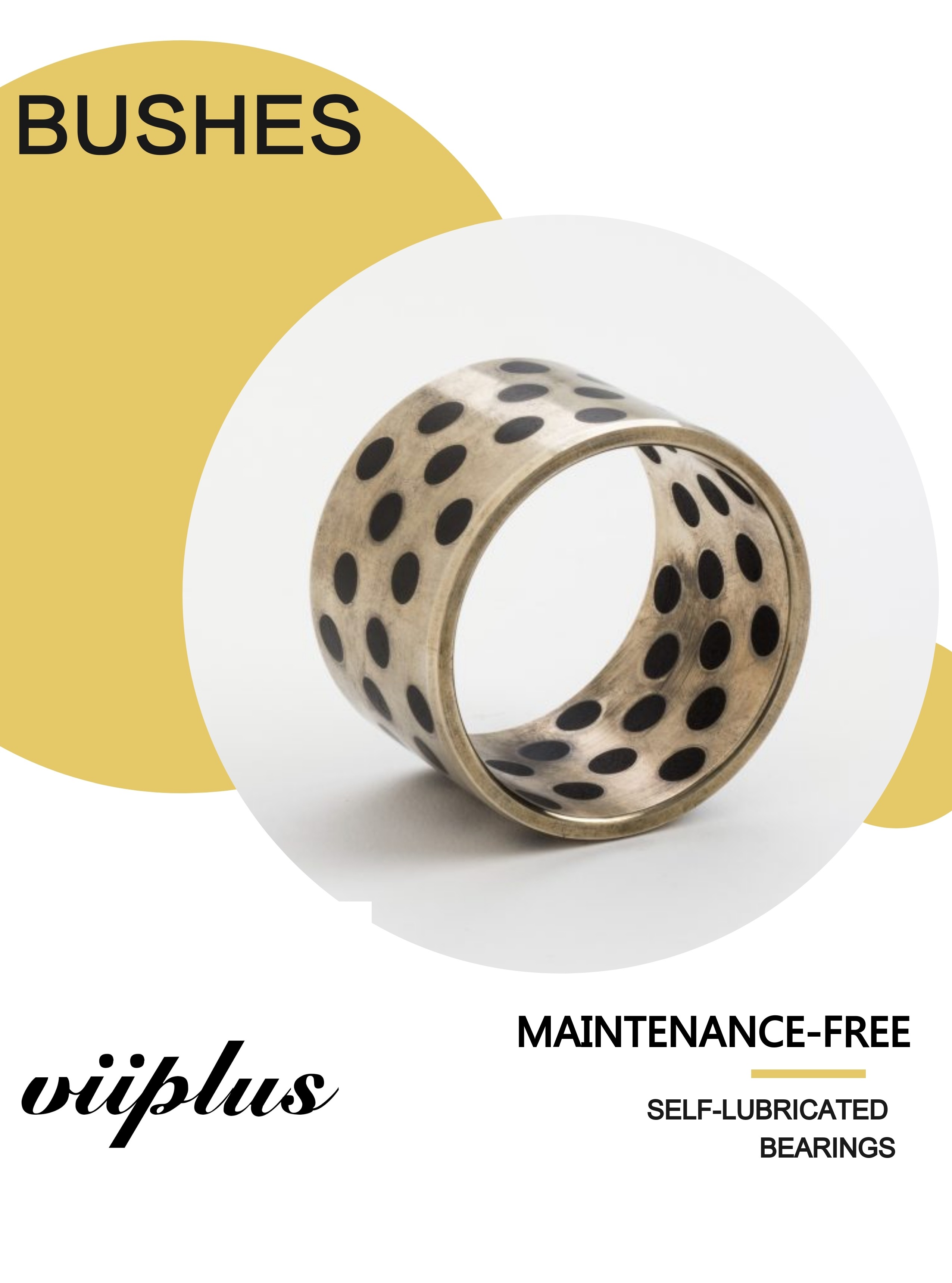 C86300 Manganese Bronze Bushing Graphite Plugs Inch Size Sleeve