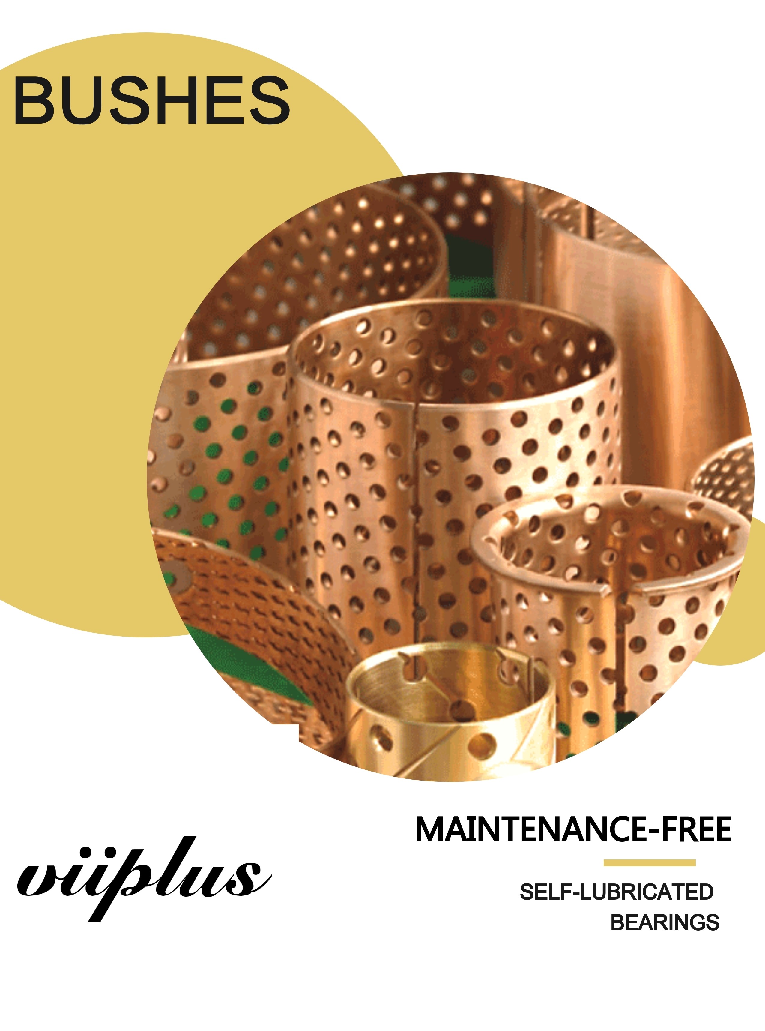 Rolled Tin Bronze Perforated Bushings CuSn8 Sliding Bushing Oil