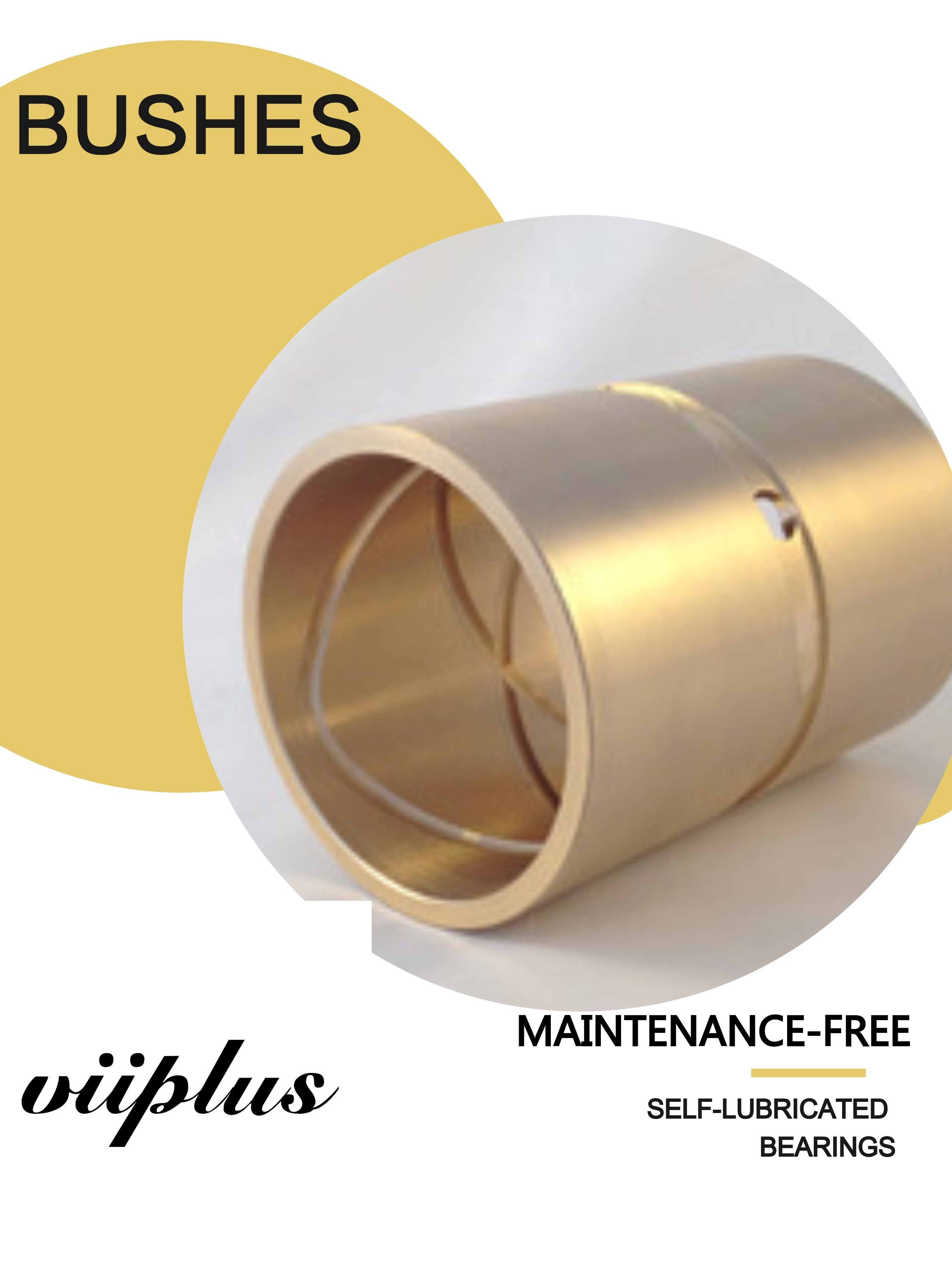 High Tolerance CNC Centrifugal Casting C86300 Bronze Plain Bushing With