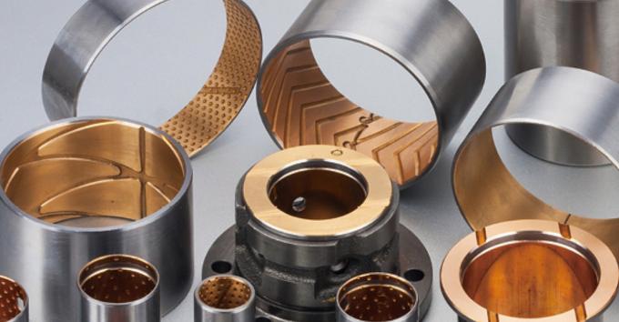 Metal Backed Oilless Bearing Plain Bearing Self Lube With High Temperature Resistance