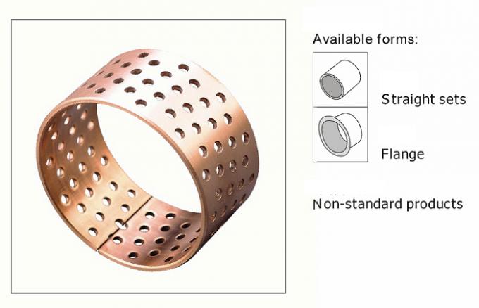 Cusn8 Standard Oil hole Material Thrust Washers & Strips | Bronze bushings for Lifting gear