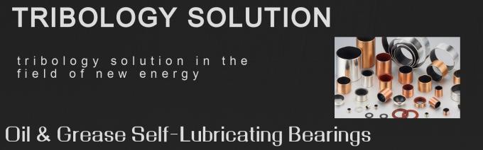 Tin - Plated Steel / PTFE Dry Sliding Bearing , Composite Sliding Bearing