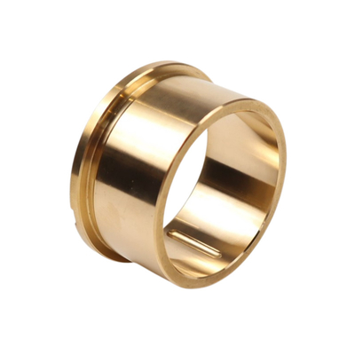 Buy Tin Bronze EN Casting Copper Alloy Bearings CuSn12 Sleeve & Flange Bushings For Hydraulic Components online manufacture