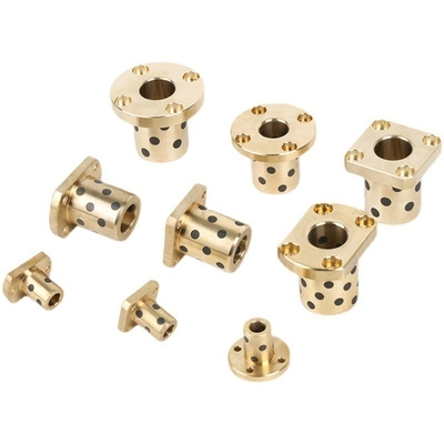 Buy Industrial Bronze Bushing DIN Standard Cylindrical Bushes with Copper Plating for Strength Applications online manufacture