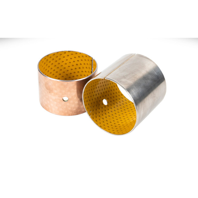Buy Metal Yellow Pom Bush Wrapped Bronze Bearings Self Lubricating online manufacture
