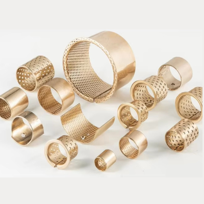 Buy DIN 1494 Plain CuSn8 Self Lubricating Bronze Bushings 160-165-60mm Perforated online manufacture