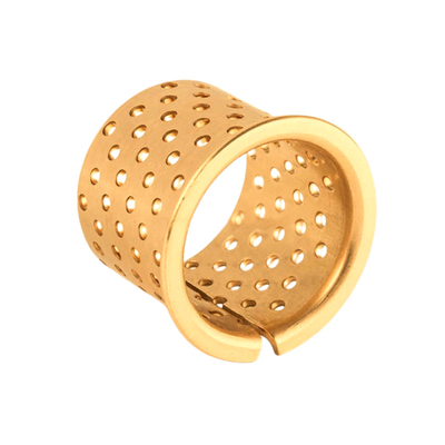 Buy Self Lubricating CuSn8 Bronze Sleeve Bearings With Holes 60x88x65 online manufacture