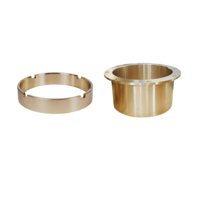 Buy Customzied Groove Bronze Gleitlager Thin Wall  Sleeve & Flange For Excavators online manufacture