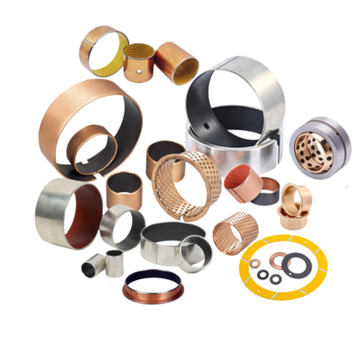 Buy CUSN6 / CUSN8 - Bronze Bearing Rolled Self Lubricating Plain Bearing | Dry Sliding Bearing Gerollte Trockengleitlager online manufacture