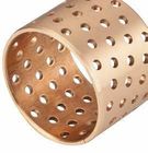 DIN 1494 / ISO 3547 Sleeve Tin Bronze CuSn8  Plain Bearing Rolled Bushes With Lubrication Grease Holes