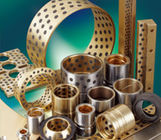 Tin Bronze EN Casting Copper Alloy Bearings CuSn12 Sleeve & Flange Bushings For Hydraulic Components