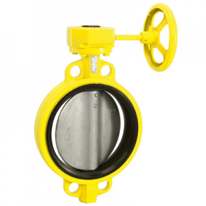 Locking Lever Handle Butterfly Valve Bushing Fiberglass And 316 Stainless Steel With TFE Lining