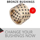 EN Copper Alloy Bearing | CuZn25Al6Fe3Mn3 Graphite Sleeve Brass Bushing for Chain Conveyors