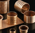 Cusn8 & Cusn6.5 Self Lubricating Plain Bearing Bronze Wrapped Bearings With Holes Strips