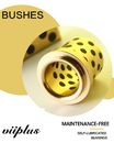 C86300 SAE430B Manganese Bronze Flange Bushings With Solid Lubricant Plugs Centrifugal Casting