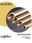 Brass & Copper Alloy Bronze Bearing Material, C93200 Self Lubricating Bearing SAE660 Oilless Standard