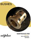 Cast Bronze Bushings Solid Lubricant Bearings Hydraulic Equipment Components For Cylinders