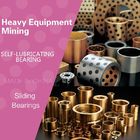 Heavy Equipment / Mining MFG Bushes Tight Tolerance Precision Manganese Bronze Flanged Bronze Graphite Plugged Bushings