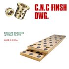 CNC Bronze Steel & Self Lubricating Wear Plates Inch Oilimpregnated Graphite Plugs