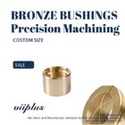 Customzied Groove Bronze Gleitlager Thin Wall  Sleeve & Flange For Excavators