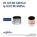Customized Self Lubricating Slit Bronze Bushings & Sliding Bearings