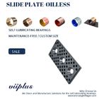 S45C Oilless Slide Plate , Self Lube Wear Plates Special Steel Graphite