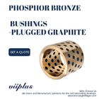 Phosphor Graphite Plugged Bronze Bushings DIN GB - CuSn5Zn5Pb5 Material