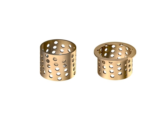 Buy CuSn8 Flanged Bronze Bushings Metric Large Size For Mining Drill Rigs online manufacture