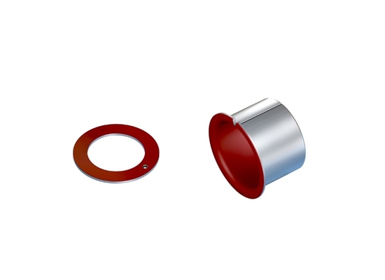 Buy Metric Cylindrical Metal Polymer Red   Sleeve Bush Alternative Composite Bearings online manufacture