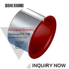 Metric Cylindrical Metal Polymer Red PTFE DP4 Sleeve Bush Alternative Composite Bearings