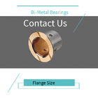 Thin Walled Design Bimetal Steel Bushes For Excavator Arm & Wheel