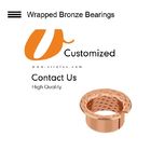 CuSn8 & CuSn6.5 Bronze Bearings Material | Flange Cylindrical Bushes Type