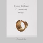 Long Life Flanged Bronze Bushings 5050 ID50* OD55*65 Flange * L50mm