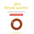 Steel Backed DP4 Bronze Thrust Washer Red PTFE