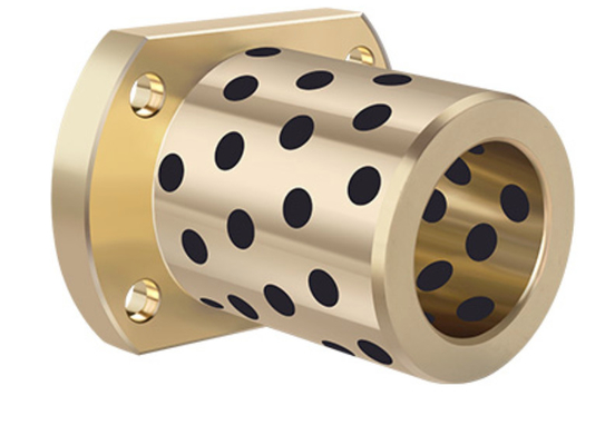 Buy Graphite Brass Bronze Flanged Bearings With Oil Free Two Sided Cut online manufacture
