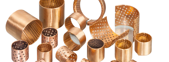 Buy High Temperature Resistance Flanged Bronze Bushings With Oil Pockets online manufacture