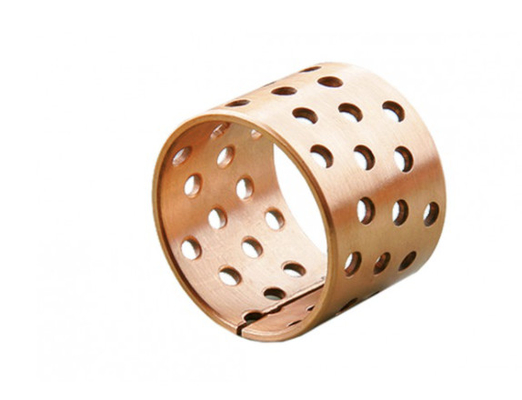 Buy Wrapped Cylindric Metric Standard Spilt Bushing  Tin Bronze CuSn8P Plain Bearing Diamond Shaped Through Hole online manufacture