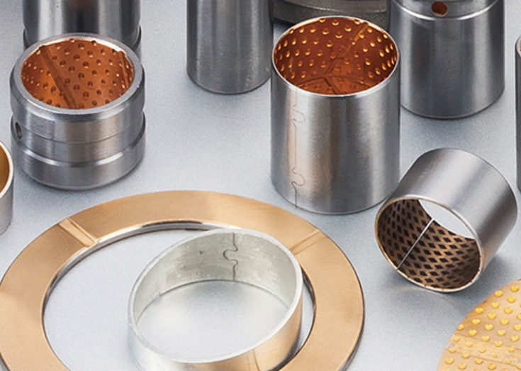 Bronze Bimetal Bushings Carbon Steel With TinLeadBronze Alloy