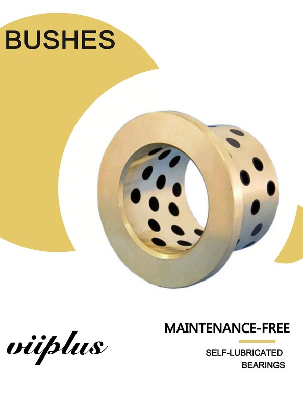 Demountable SelfLubricating Bronze Graphite Guide Bushing 30*40*40mm