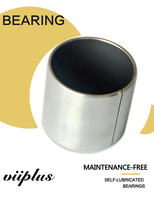 Garlock Bearing Metal Polymer Plain Bearings Cylindrical Thrust Bushing Tin / Copper Plating