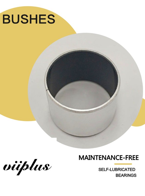 PTFE Bronze Split Bushing Steel Backed Metric Sleeve Diameter