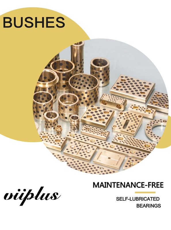 Oilless Self Lube Wear Plates Graphite plugged bronze wear ...